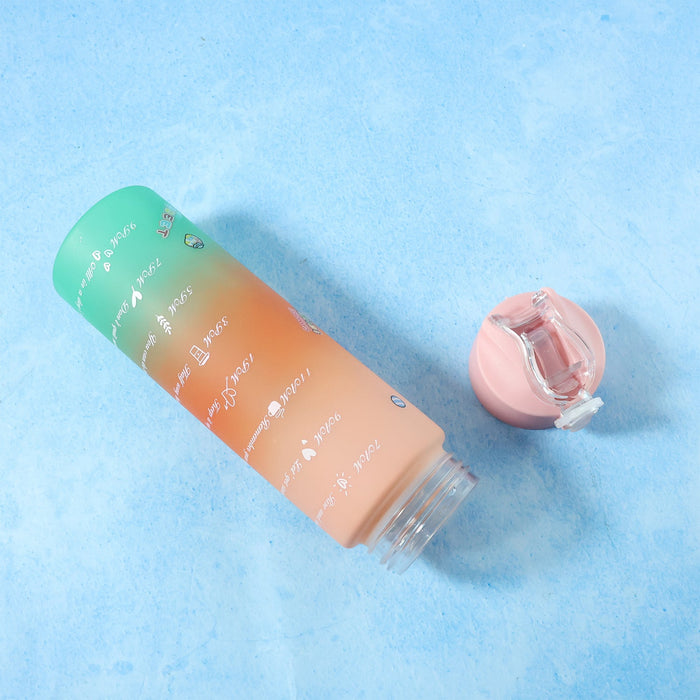 Motivational Gradient Water Bottle (900 ML)