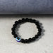 Elegant Dual-Tone Crystal Beaded Stretch Bracelet (1 Pc) by Your Brand