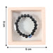 Elegant Dual-Tone Crystal Beaded Stretch Bracelet (1 Pc) by Your Brand