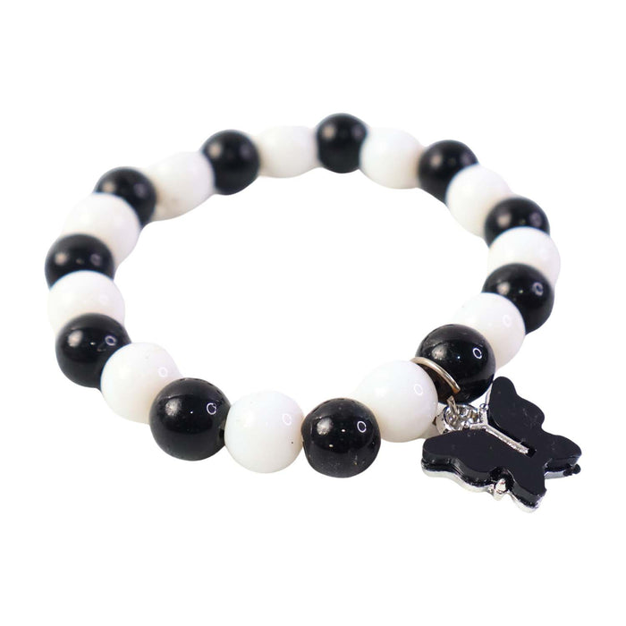 Elegant Black and White Fancy Bracelet (1 Pc) by Your Brand
