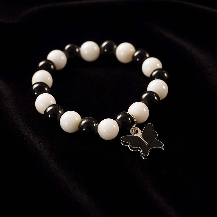 Elegant Black and White Fancy Bracelet (1 Pc) by Your Brand