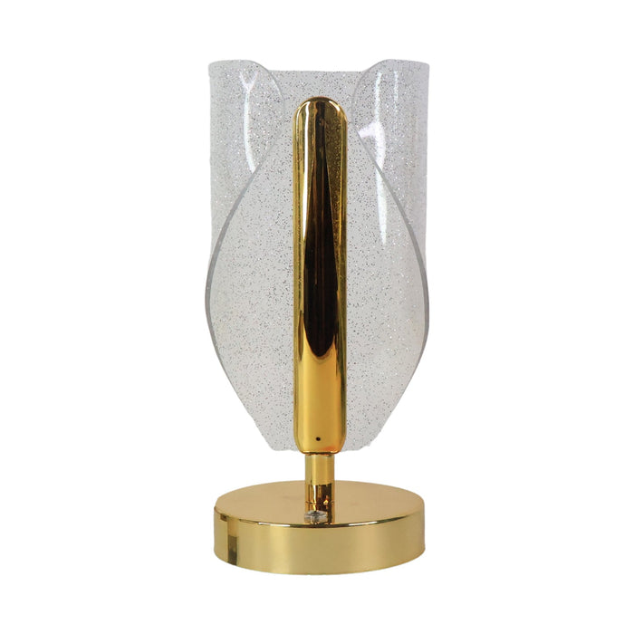 Luxury Crystal Table Lamp with USB Charging (1 Pc)