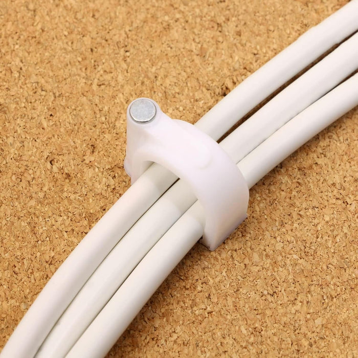 Heavy Duty Plastic Cable Clip with Steel Nail (100 Pc, 8mm) by Your Brand