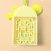 Cute Yellow Cartoon Character Calculator Keychain with Mini Digital Display (1 Pc) by Your Brand
