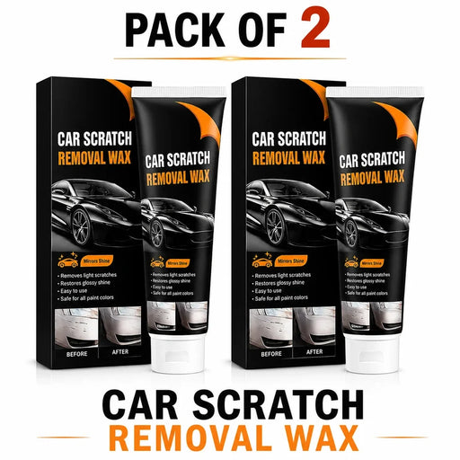 18058 Car Scratch Removal Wax & Rubbing Compound (100ml, Pack of 2) – High-Power Car Scratch Remover & Paint Scuff Repair - Polishes Car Brushes & Dusters
