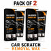 18058 Car Scratch Removal Wax & Rubbing Compound (100ml, Pack of 2) – High-Power Car Scratch Remover & Paint Scuff Repair - Polishes Car Brushes & Dusters