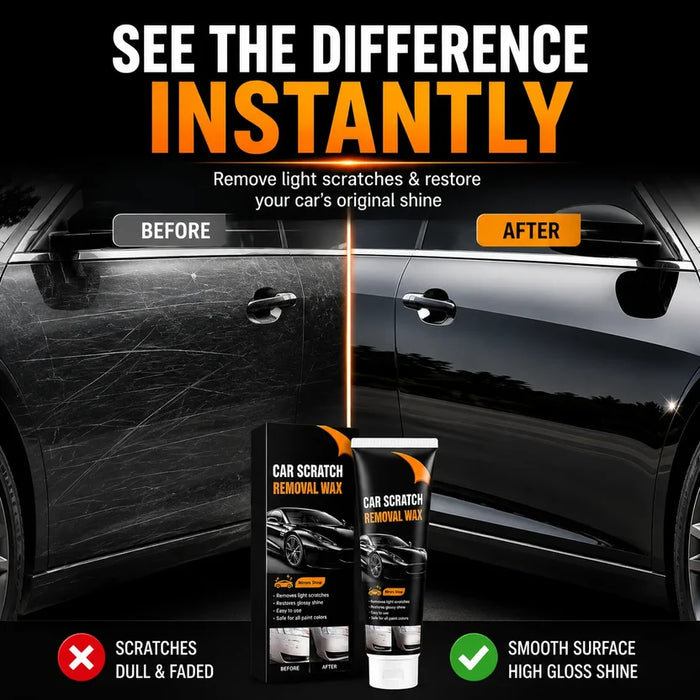18058 Car Scratch Removal Wax & Rubbing Compound (100ml, Pack of 2) – High-Power Car Scratch Remover & Paint Scuff Repair - Polishes Car Brushes & Dusters