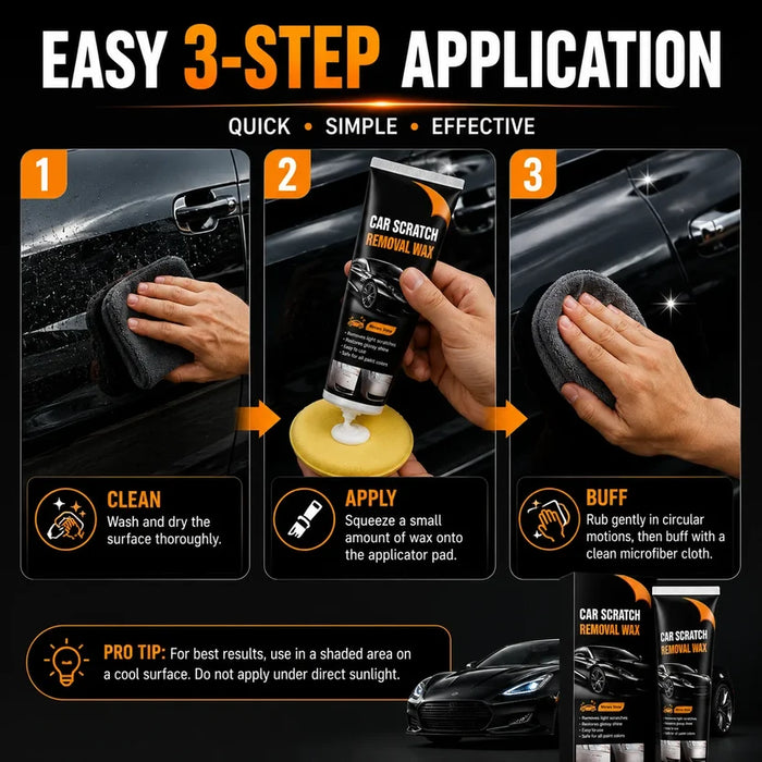 18058 Car Scratch Removal Wax & Rubbing Compound (100ml, Pack of 2) – High-Power Car Scratch Remover & Paint Scuff Repair - Polishes Car Brushes & Dusters