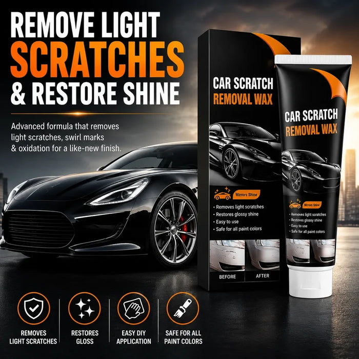 18058 Car Scratch Removal Wax & Rubbing Compound (100ml, Pack of 2) – High-Power Car Scratch Remover & Paint Scuff Repair - Polishes Car Brushes & Dusters