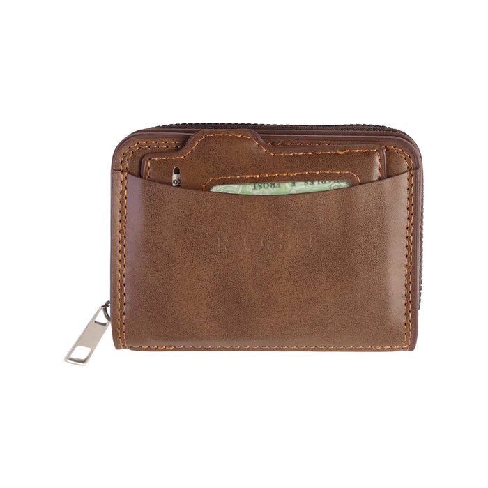 Premium Multipurpose Zip Closure Card Holder Wallet (1 Pc) by Your Brand