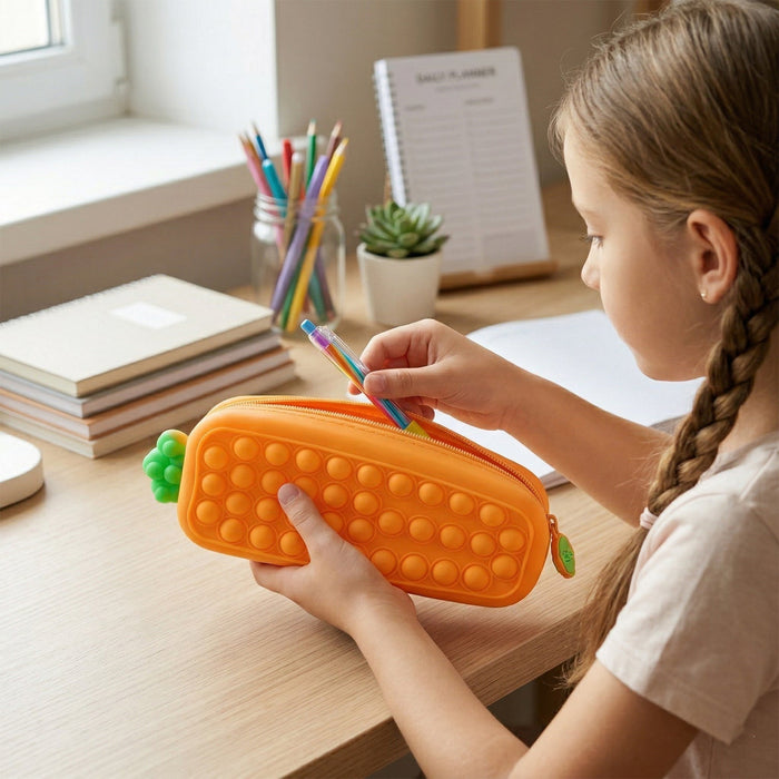 Pop It Pencil Pouch with Zipper (1 Pc) by Your Brand
