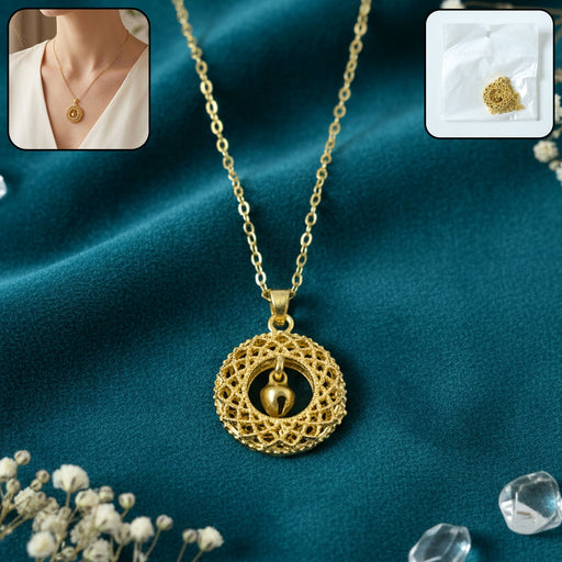 Stylish Fancy Golden Necklace with Intricate Design (1 Pc) by Your Brand