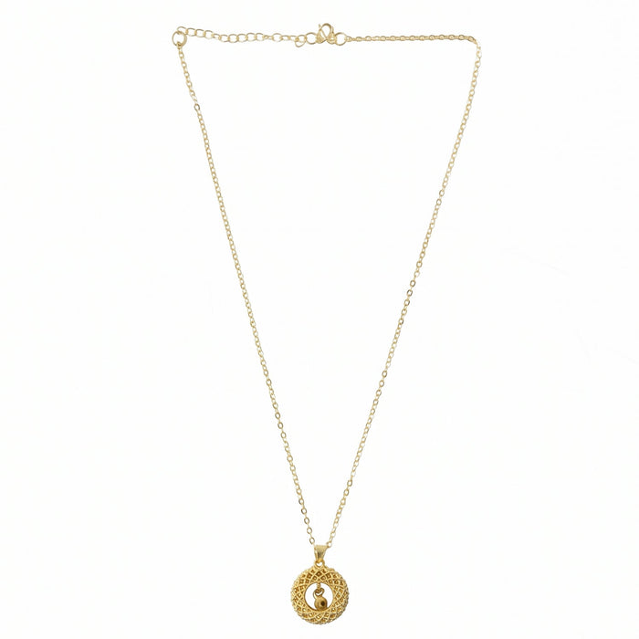 Stylish Fancy Golden Necklace with Intricate Design (1 Pc) by Your Brand