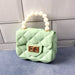 Elegant Quilted Mini Handheld & Sling Fashion Handbag (1 PC) by Your Brand