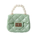 Elegant Quilted Mini Handheld & Sling Fashion Handbag (1 PC) by Your Brand