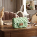 Elegant Quilted Mini Handheld & Sling Fashion Handbag (1 PC) by Your Brand