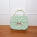 Elegant Quilted Mini Handheld & Sling Fashion Handbag (1 PC) by Your Brand