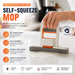 dealdekho.in Handheld Mini Sponge Mop Squeeze Cleaner for Kitchen Counter - Mops