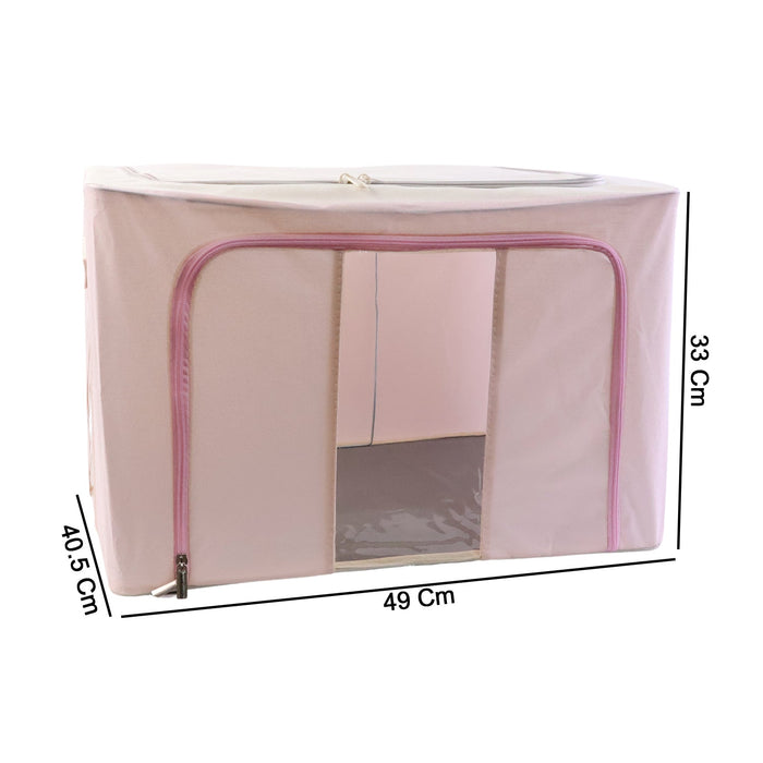 Foldable Fabric Clothes Storage Organizer Box (33 × 49 CM, 1 Pc) by Your Brand