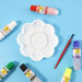 Kids Water Colour Painting Set with Brush & Mixing Palette (1 Set) by Your Brand