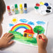 Kids Water Colour Painting Set with Brush & Mixing Palette (1 Set) by Your Brand