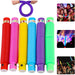 LED Glow Pop Tube Fidget Toy (Mix Color / 1 Pc) by Your Brand