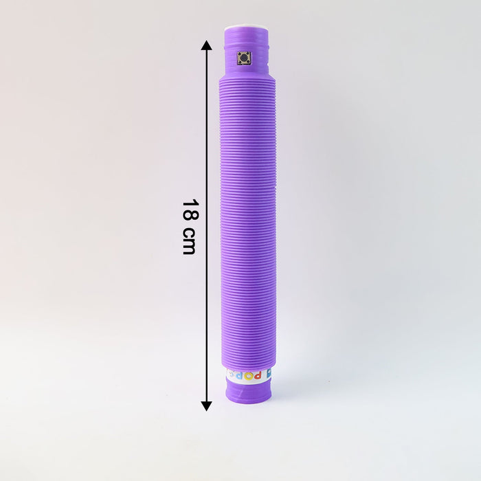 LED Glow Pop Tube Fidget Toy (Mix Color / 1 Pc) by Your Brand