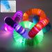 LED Glow Pop Tube Fidget Toy (Mix Color / 1 Pc) by Your Brand