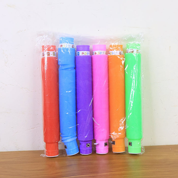 LED Glow Pop Tube Fidget Toy (Mix Color / 1 Pc) by Your Brand