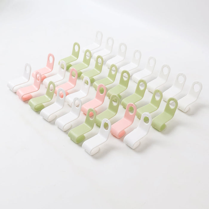 Multi-Color Hanger Connector Hooks (30 Pc) by Your Brand