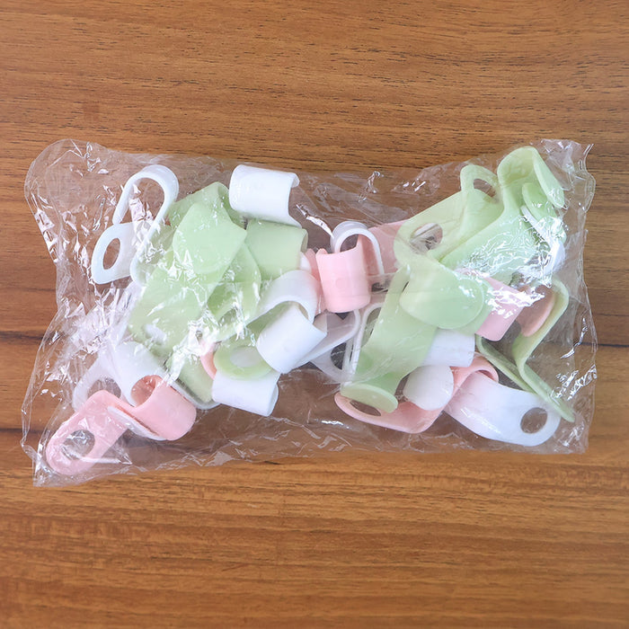 Multi-Color Hanger Connector Hooks (30 Pc) by Your Brand