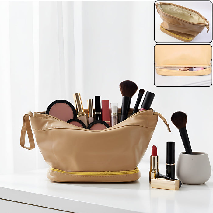 Spacious Cosmetic & Makeup Storage Bag (1 Pc) by Your Brand