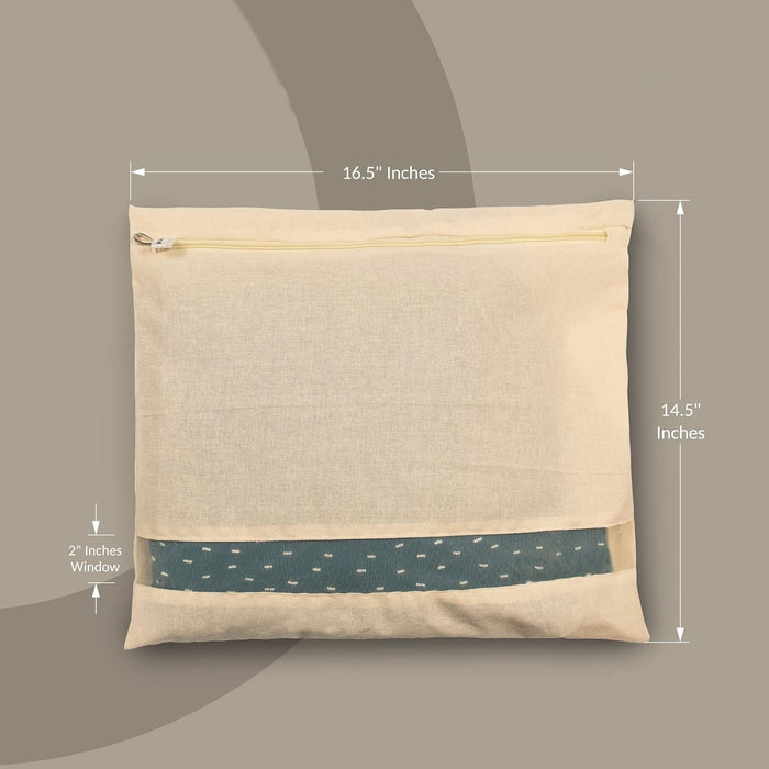 Zip Closure Saree Storage Bag (14.5×16.5 Cm, 1 Pc) by Your Brand