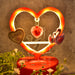 Love heart showpiece full view India