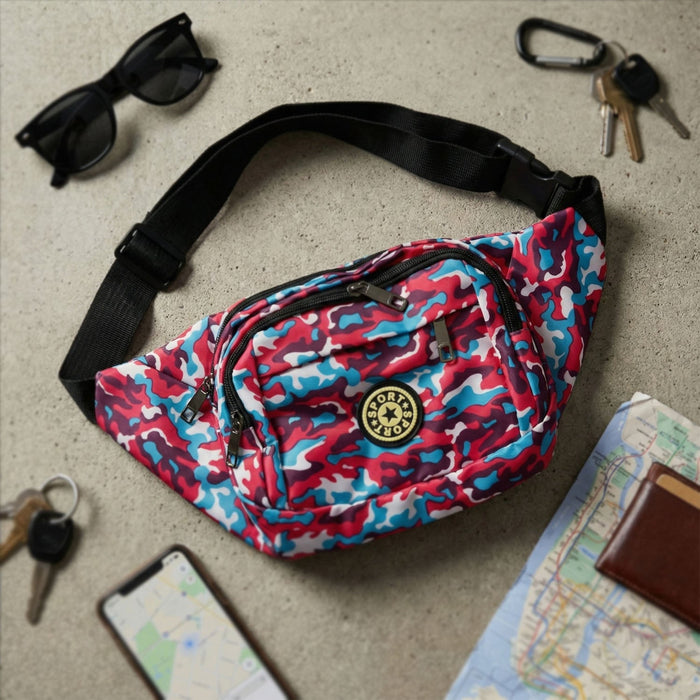 Stylish Multi-Purpose Waist Bag & Cross-body Sling Pouch (1 Pc) by Your Brand