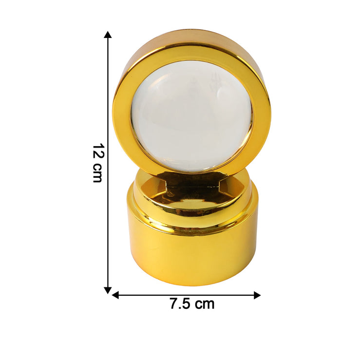 Mahadev 3D Crystal Ball Night Light (1 Pc) by Your Brand