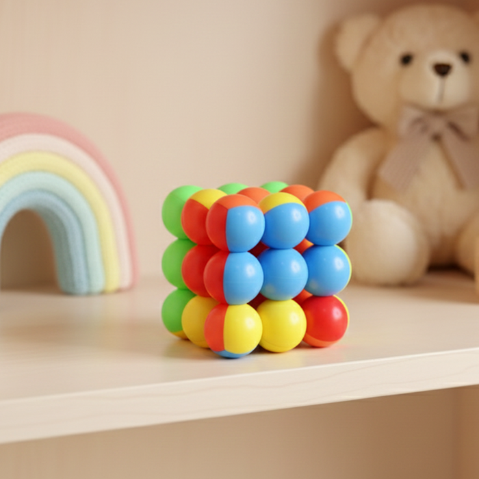Speed Ball Cube Toy – Colorful Puzzle Cube by Your Brand