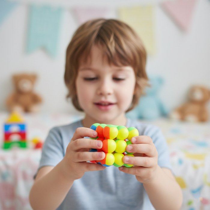 Speed Ball Cube Toy – Colorful Puzzle Cube by Your Brand