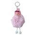 Cute Doll Plush Keychain with Soft Fur Ball (1 Pc) by Your Brand