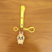 Cute Cartoon Bunny Silicone Keychain with Decorative Strap (1 Pc) by Your Brand