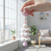 Cute Cartoon Cloud Stack Keychain with Bell (1 Pc , Mix Color) by Your Brand