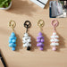 Cute Cartoon Cloud Stack Keychain with Bell (1 Pc , Mix Color) by Your Brand