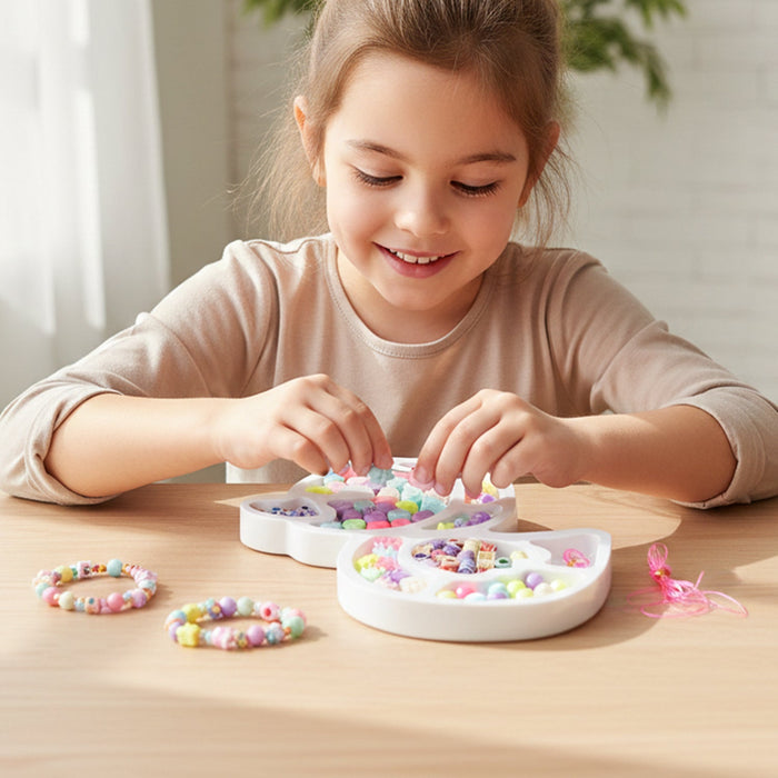 DIY Kids Beading & Jewelry Making Craft Kit (1 Set) by Your Brand