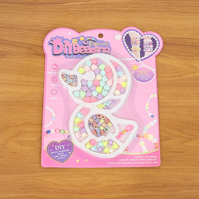 DIY Kids Beading & Jewelry Making Craft Kit (1 Set) by Your Brand