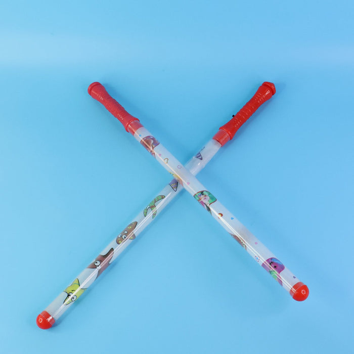 2 Piece LED Dandiya Sticks Set – Color Changing Light-Up by Your Brand