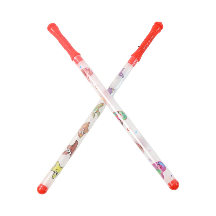 2 Piece LED Dandiya Sticks Set – Color Changing Light-Up by Your Brand