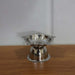 Stainless Steel Sunflower Design Diya Stand (Small Size / 1 Pc) by Your Brand