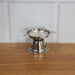 Stainless Steel Sunflower Design Diya Stand (Big Size) (1 Pc) by Your Brand