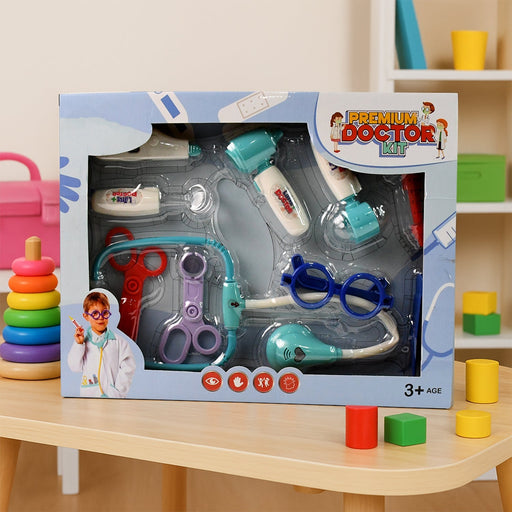 Aditi Premium Doctor Kit Medical Role Play Toy Set for Kids (10 Pc) by Your Brand