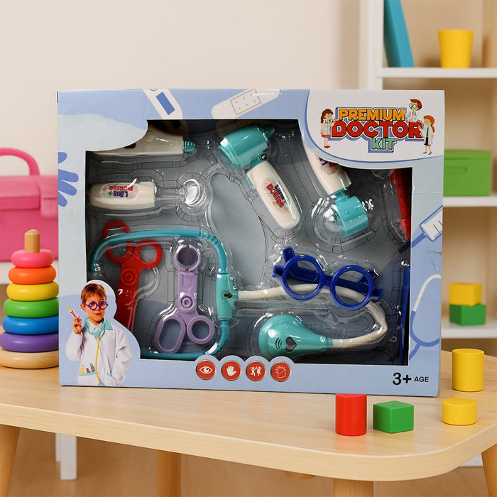 Aditi Premium Doctor Kit Medical Role Play Toy Set for Kids (10 Pc) by Your Brand
